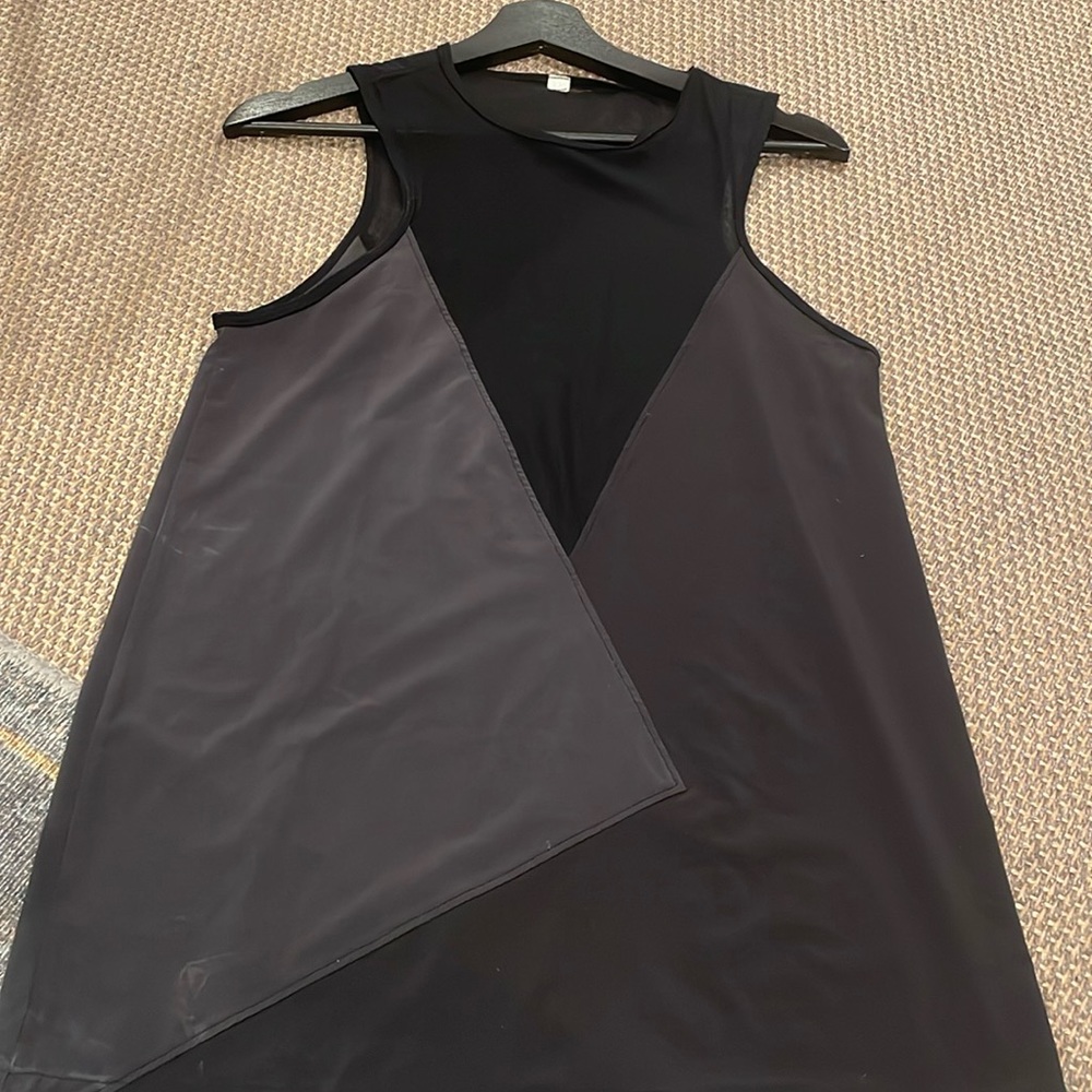 lululemon athletica Black Sleeveless Layered Tank Top